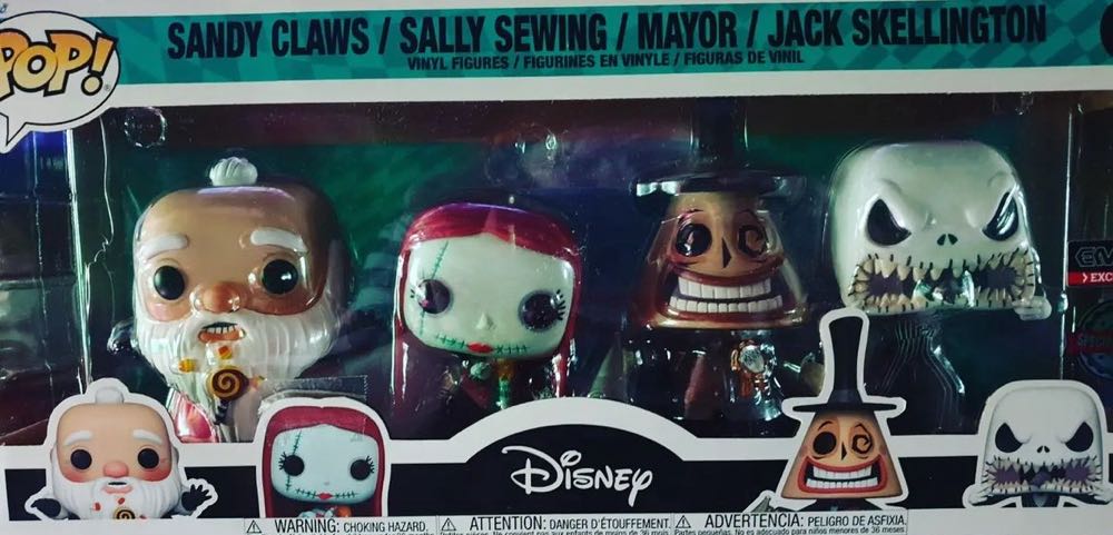 Nightmare Before Xmas (4pk) - The Nightmare Before Christmas vinyl figure collectible [Barcode 889698588669] - Main Image 2