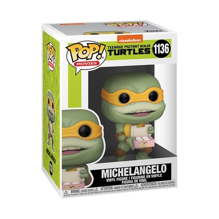 Michelangelo - 1136  - Teenage Mutant Ninja Turtles - Funko Pop Movies - Teenage Mutant Ninja Turtles vinyl figure collectible [Barcode 889698561624] - Main Image 2