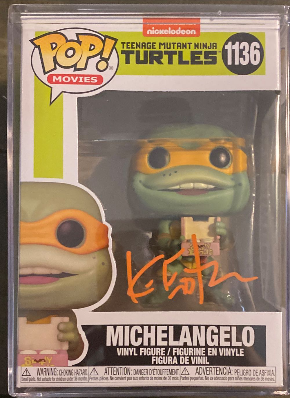 Michelangelo - 1136  - Teenage Mutant Ninja Turtles - Funko Pop Movies - Teenage Mutant Ninja Turtles vinyl figure collectible [Barcode 889698561624] - Main Image 4