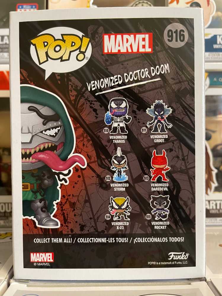Venomized Doctor Doom - Venom vinyl figure collectible [Barcode 889698572736] - Main Image 4