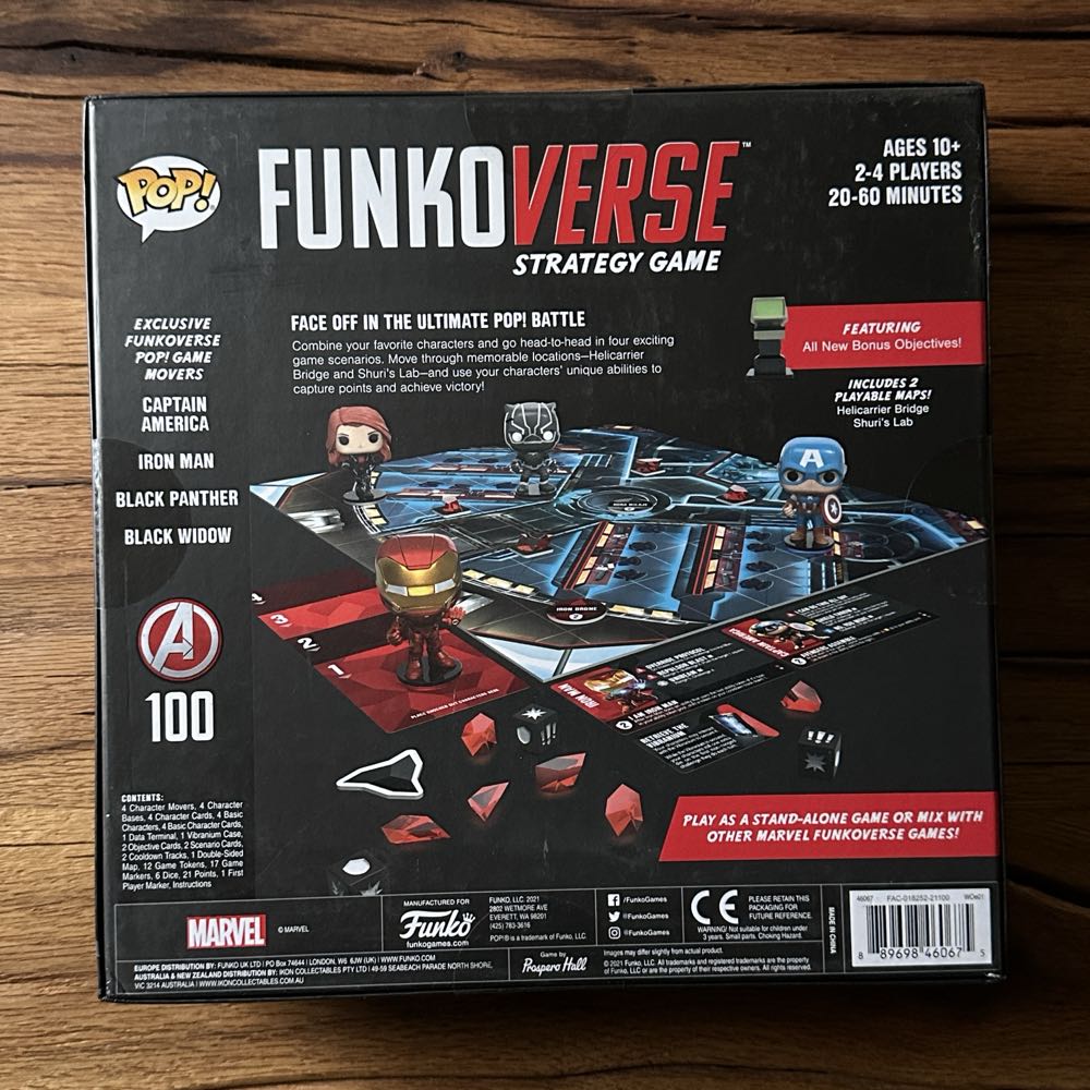 Funkoverse: Marvel 100 4-pack - Marvel Universe vinyl figure collectible [Barcode 889698460675] - Main Image 2