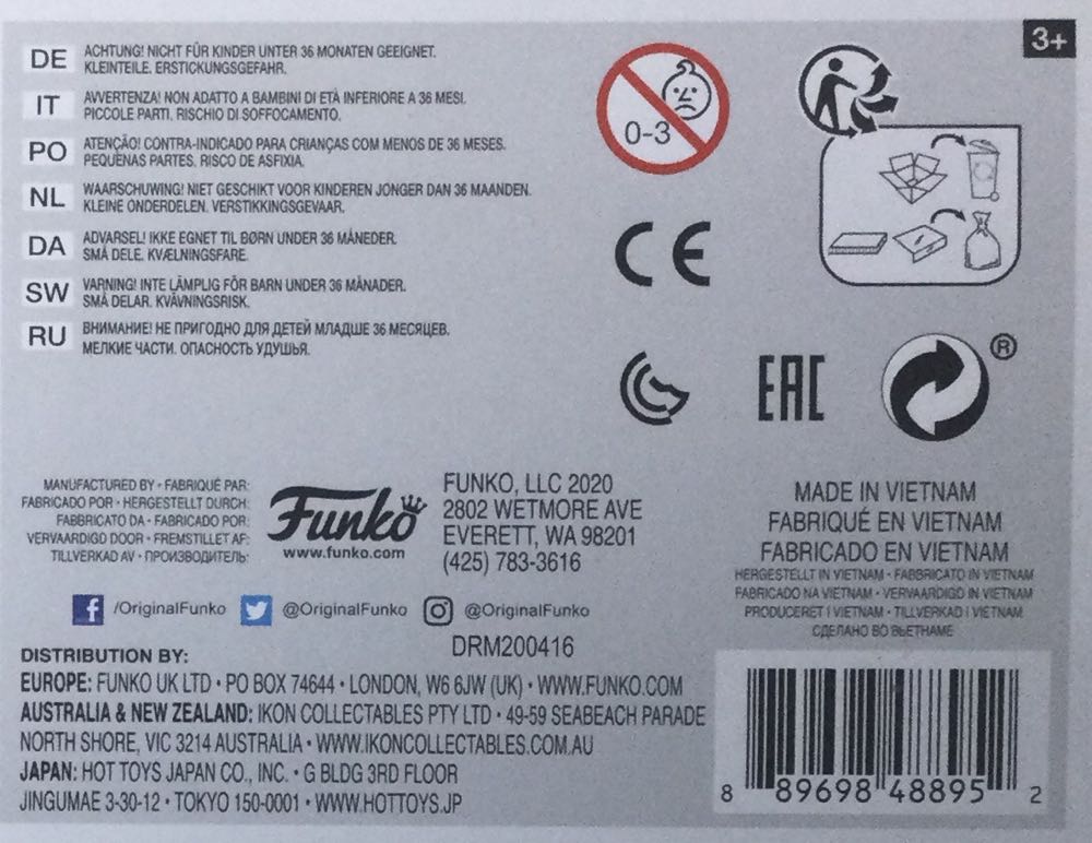 Mini Puft (With Ice Cream Scoop) - Ghostbusters vinyl figure collectible [Barcode 889698488952] - Main Image 3