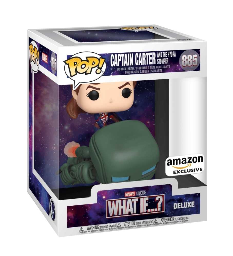 Captain Carter (And the Hydra Stomper) - What If...? vinyl figure collectible [Barcode 889698554800] - Main Image 2