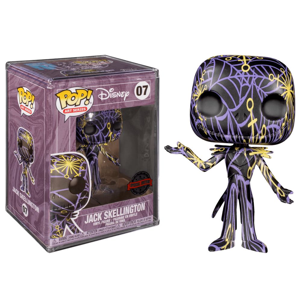 The Nightmare Before Christmas Art Series Jack Skellington Hot Topic Exclusive - The Nightmare Before Christmas vinyl figure collectible - Main Image 3