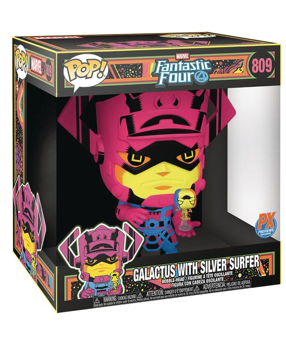 Galactus with Silver Surfer - Fantastic Four vinyl figure collectible [Barcode 889698551656] - Main Image 2