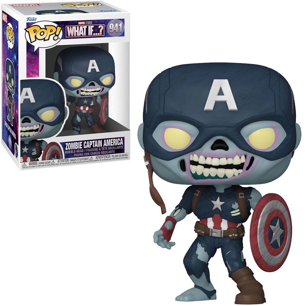 Zombie Captain America - Captain America vinyl figure collectible [Barcode 889698573757] - Main Image 3