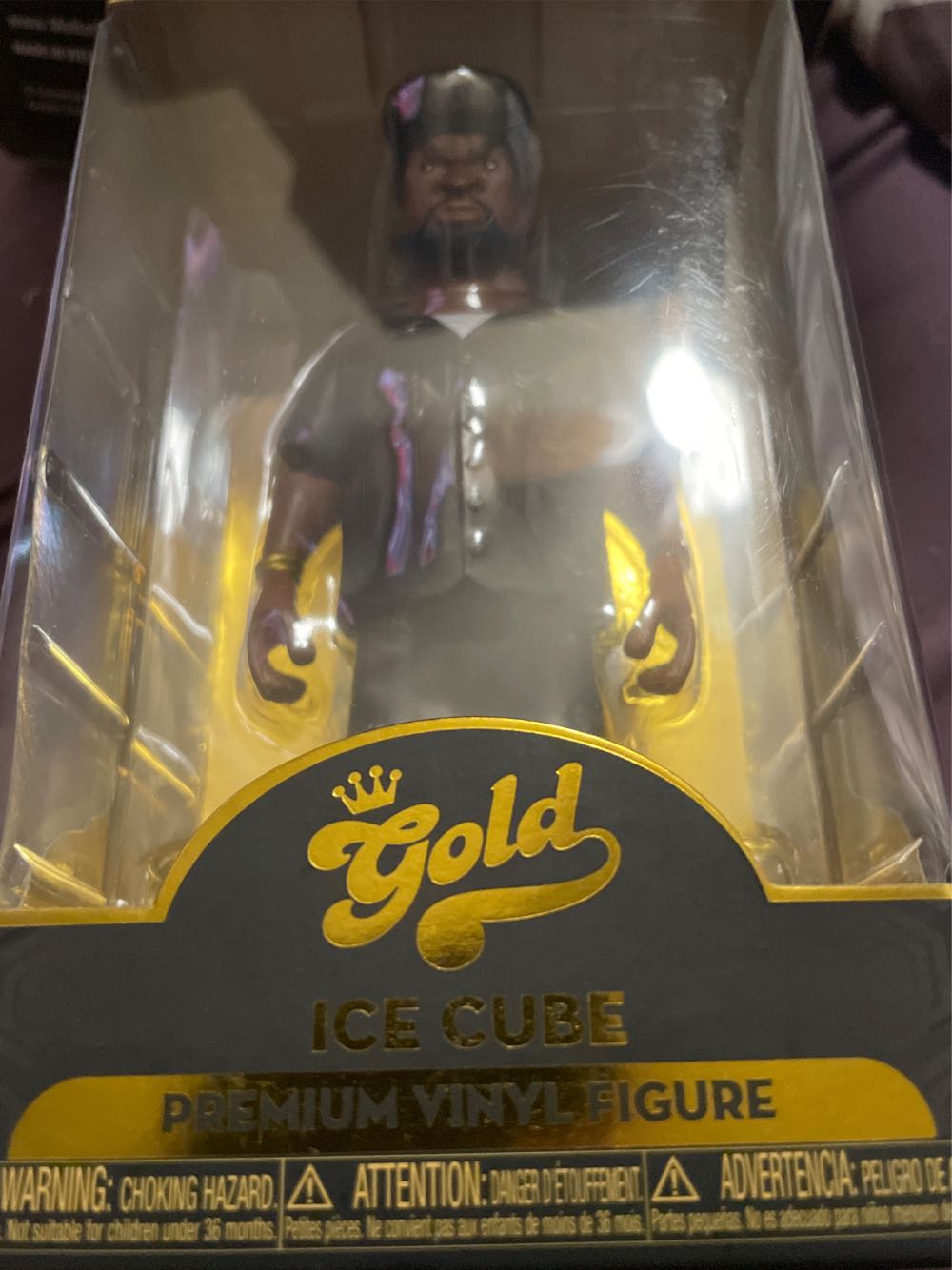 Cube 5” Gold Ice Cube Premium Series One New Nwa Friday Rap  vinyl figure collectible [Barcode 889698567176] - Main Image 2