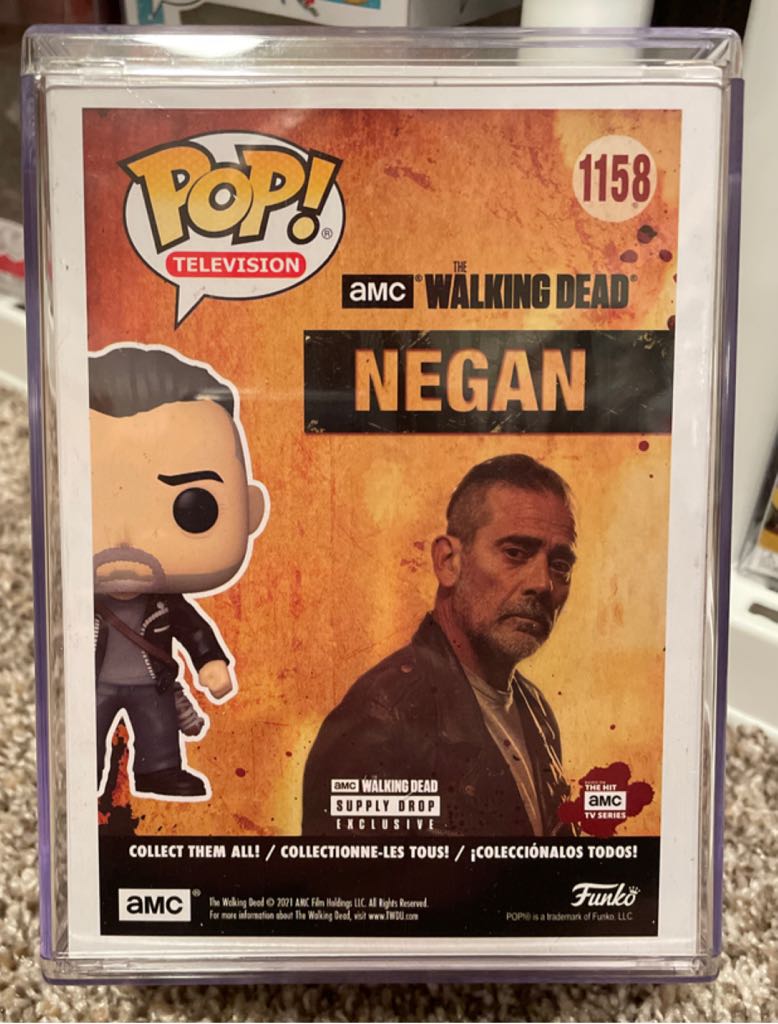 Negan, #1158 - The Walking Dead vinyl figure collectible [Barcode 889698564625] - Main Image 2