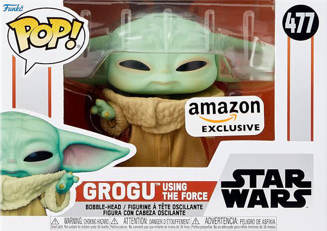 # 477 Grogu. (using The Force) - Star Wars vinyl figure collectible [Barcode 889698556255] - Main Image 4