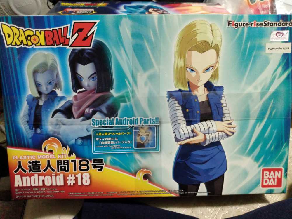 Bandai Hobby Figure-rise Standard Android #18 ”dragon Ball Model Kit - Dragon Ball Z vinyl figure collectible [Barcode 4549660156390] - Main Image 2