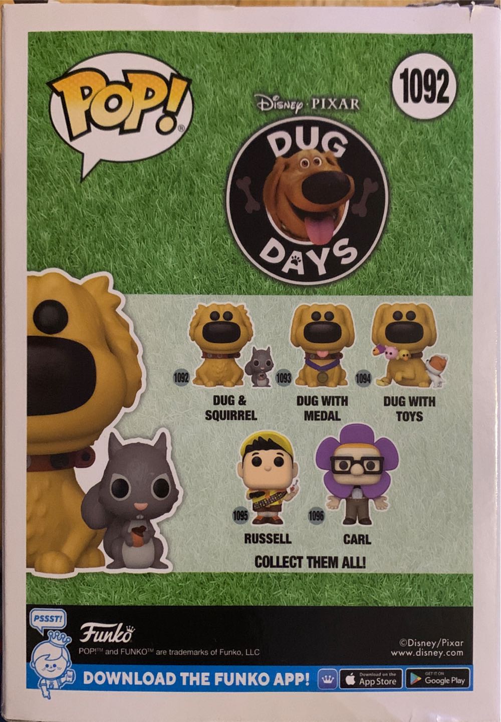 Dug & Squirrel - Up vinyl figure collectible [Barcode 889698573849] - Main Image 3