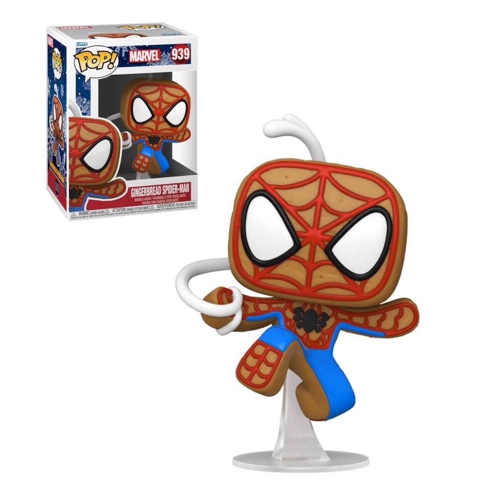 Gingerbread Spider-Man - Spider-Man vinyl figure collectible [Barcode 889698506649] - Main Image 3
