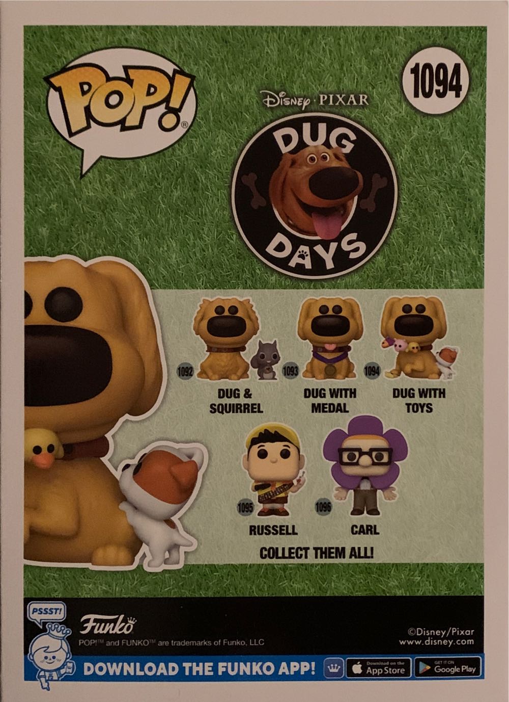 Dug With Toys - Up vinyl figure collectible [Barcode 889698573870] - Main Image 3