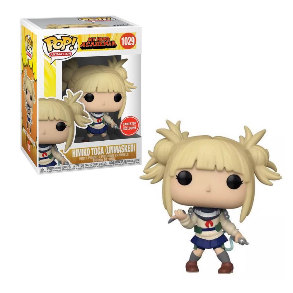 Himiko Toga (Unmasked) Pop! 1029 - My Hero Academia vinyl figure collectible [Barcode 889698564236] - Main Image 2