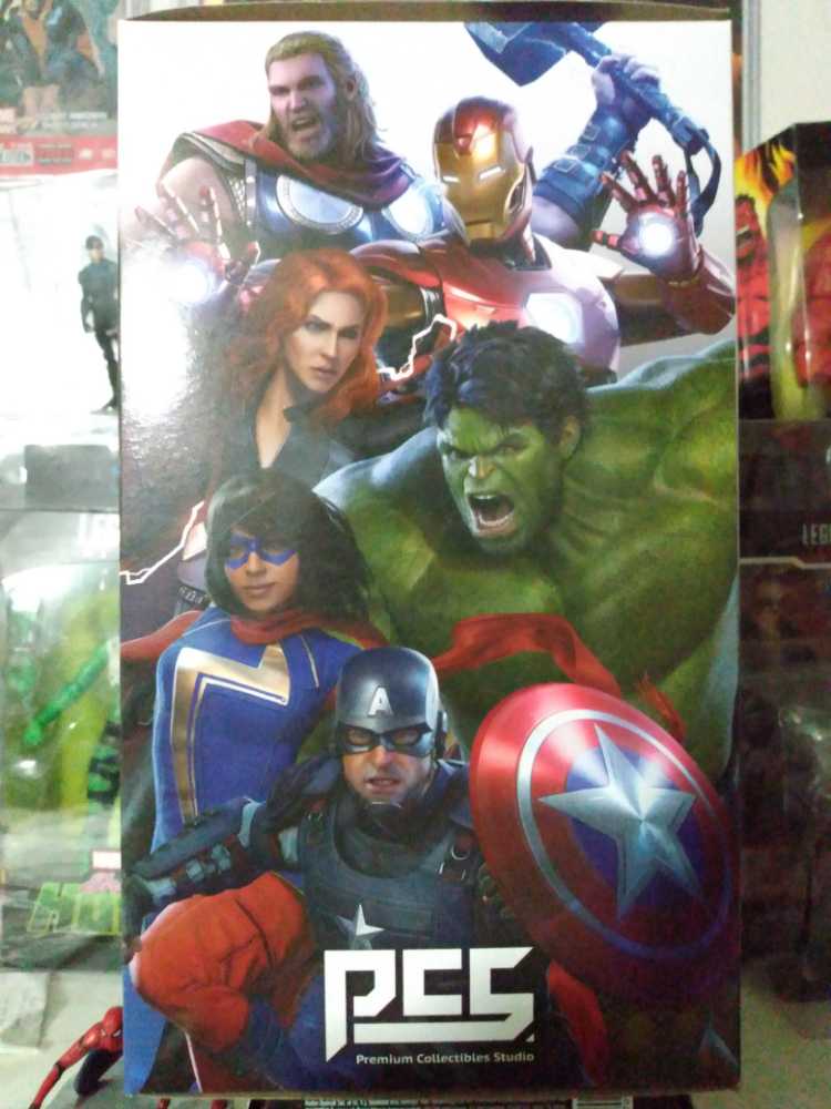 Marvel Avengers Captain America Statue Pcs Gamerverse 1 - Avengers Gamerverse vinyl figure collectible [Barcode 5670794638304] - Main Image 4