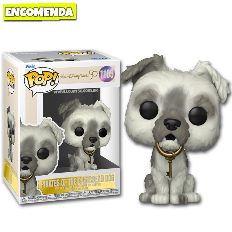 WDW 50th: Pirates of the Caribbean Dog - Disney Parks vinyl figure collectible [Barcode 889698589642] - Main Image 3