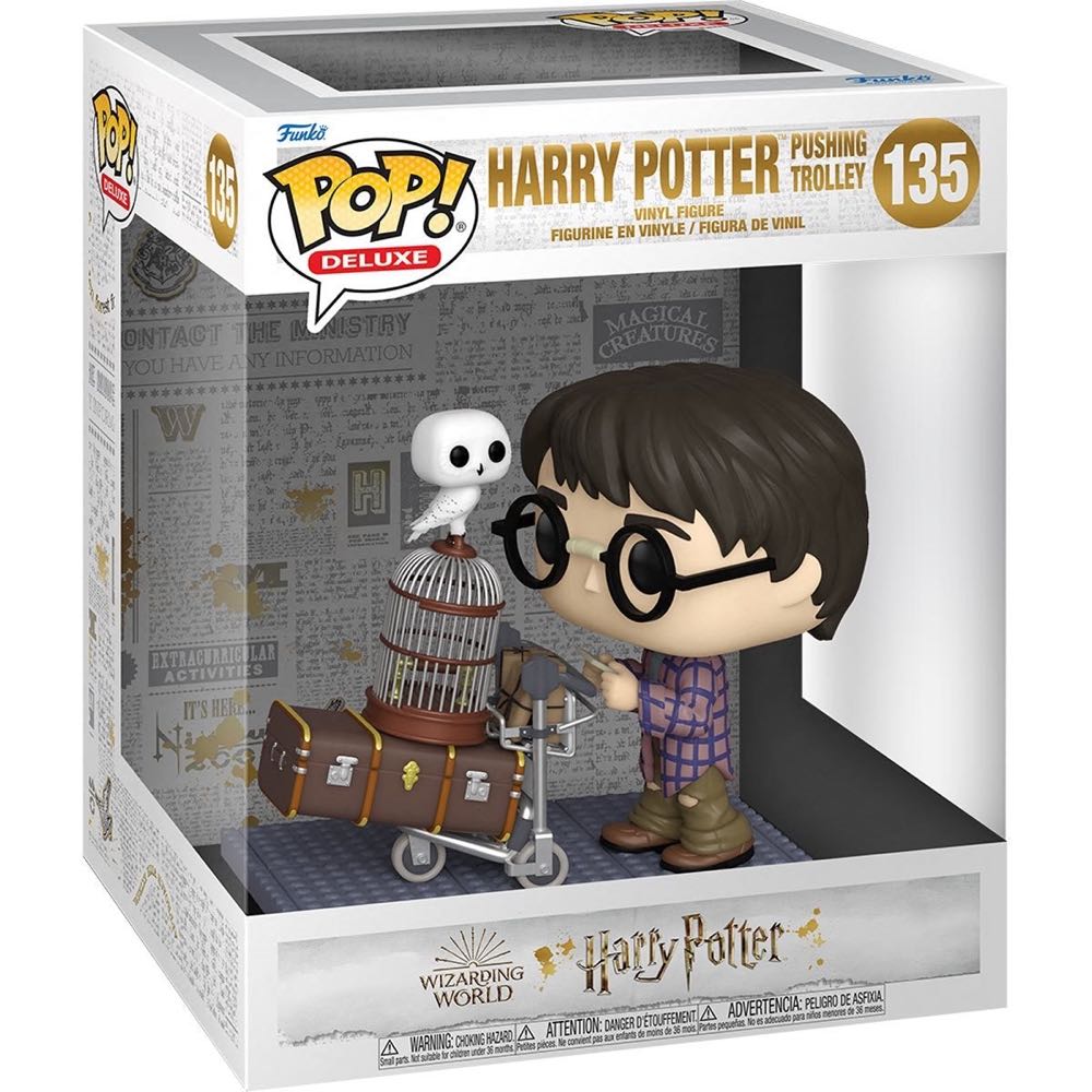 Harry Potter Pushing Trolley - Harry Potter vinyl figure collectible [Barcode 889698573603] - Main Image 2