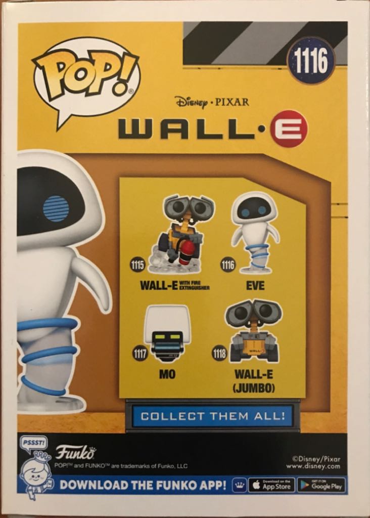 Eve - Wall-E vinyl figure collectible [Barcode 889698586887] - Main Image 2