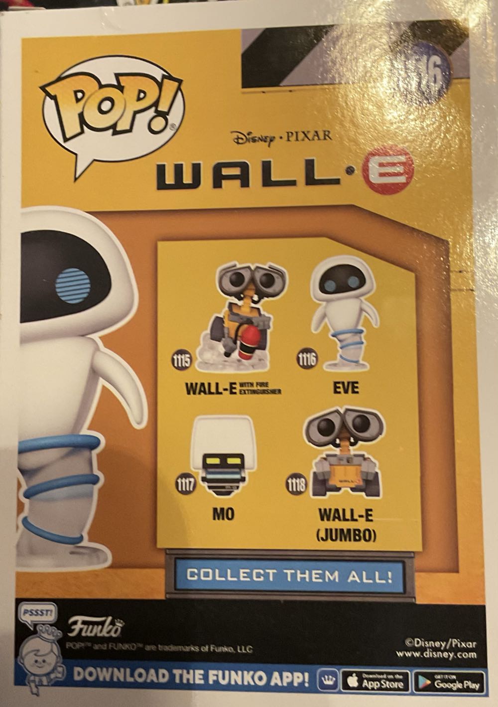 Eve - Wall-E vinyl figure collectible [Barcode 889698586887] - Main Image 3