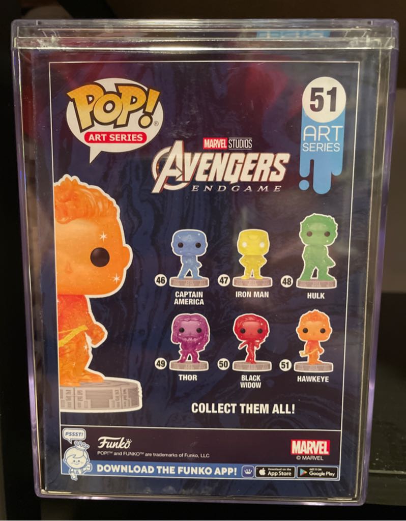 Funko Pop! Artist Series: Marvel Infinity Saga Hawkeye - Marvel Universe vinyl figure collectible [Barcode 889698576154] - Main Image 2