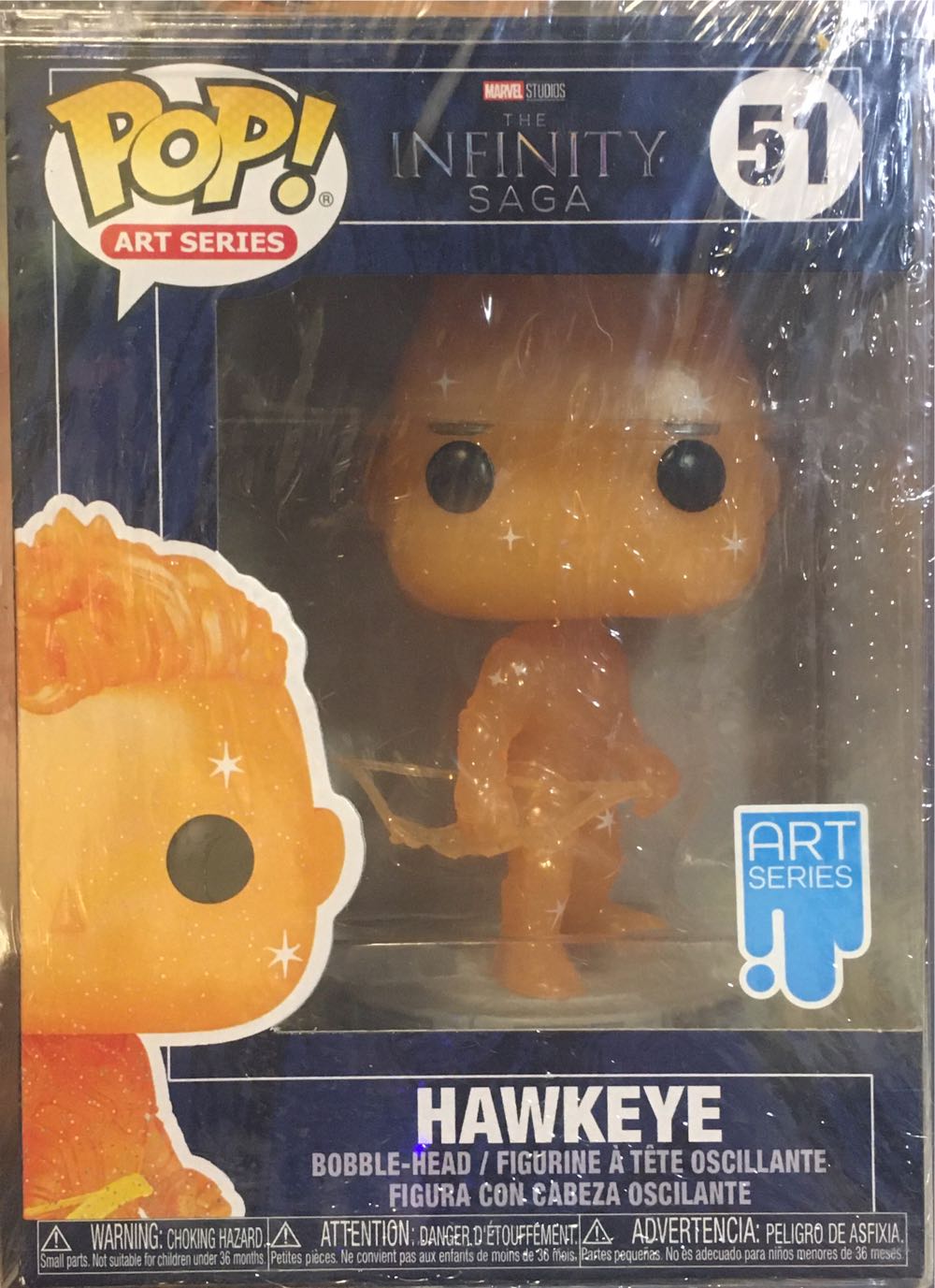 Funko Pop! Artist Series: Marvel Infinity Saga Hawkeye - Marvel Universe vinyl figure collectible [Barcode 889698576154] - Main Image 3