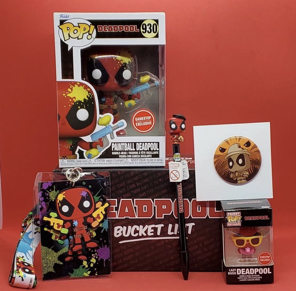 Deadpool (Paintball) $35 - Deadpool vinyl figure collectible [Barcode 889698584272] - Main Image 4