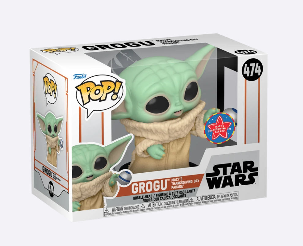 Grogu (Macy’s Thanksgiving Day Parade) - Star Wars vinyl figure collectible [Barcode 889698598927] - Main Image 2