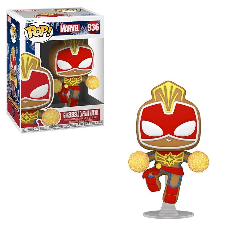 Gingerbread Captain Marvel - Captain Marvel vinyl figure collectible [Barcode 889698506618] - Main Image 3