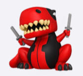 Mini Dinopool - Deadpool vinyl figure collectible [Barcode 889698570657] - Main Image 2
