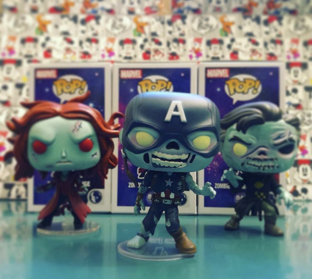 #948 MARVEL: What If…?: Zombie Captain America (Funko Exclusive) - Zombies vinyl figure collectible [Barcode 889698582544] - Main Image 4