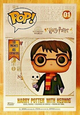 Funko Pop! 18 Inch Harry Potter With Hedwig Super Sized Pop! Vinyl Figure - Harry Potter vinyl figure collectible [Barcode 889698480543] - Main Image 2