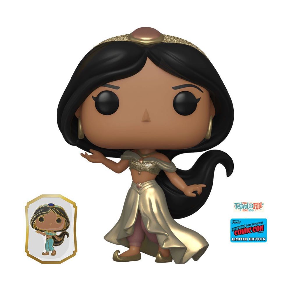 Aladdin: Jasmine, #326 (Pin) - Disney Princess vinyl figure collectible [Barcode 889698565653] - Main Image 2