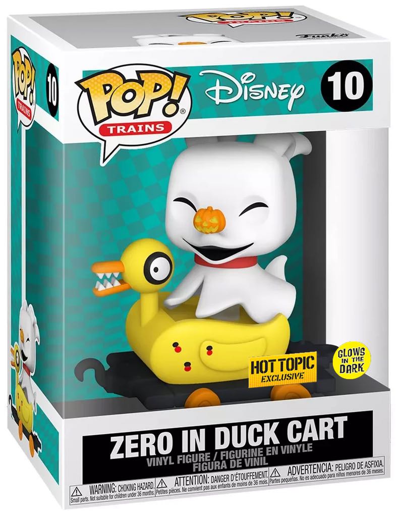Zero in Duck Cart - The Nightmare Before Christmas vinyl figure collectible [Barcode 889698572750] - Main Image 2