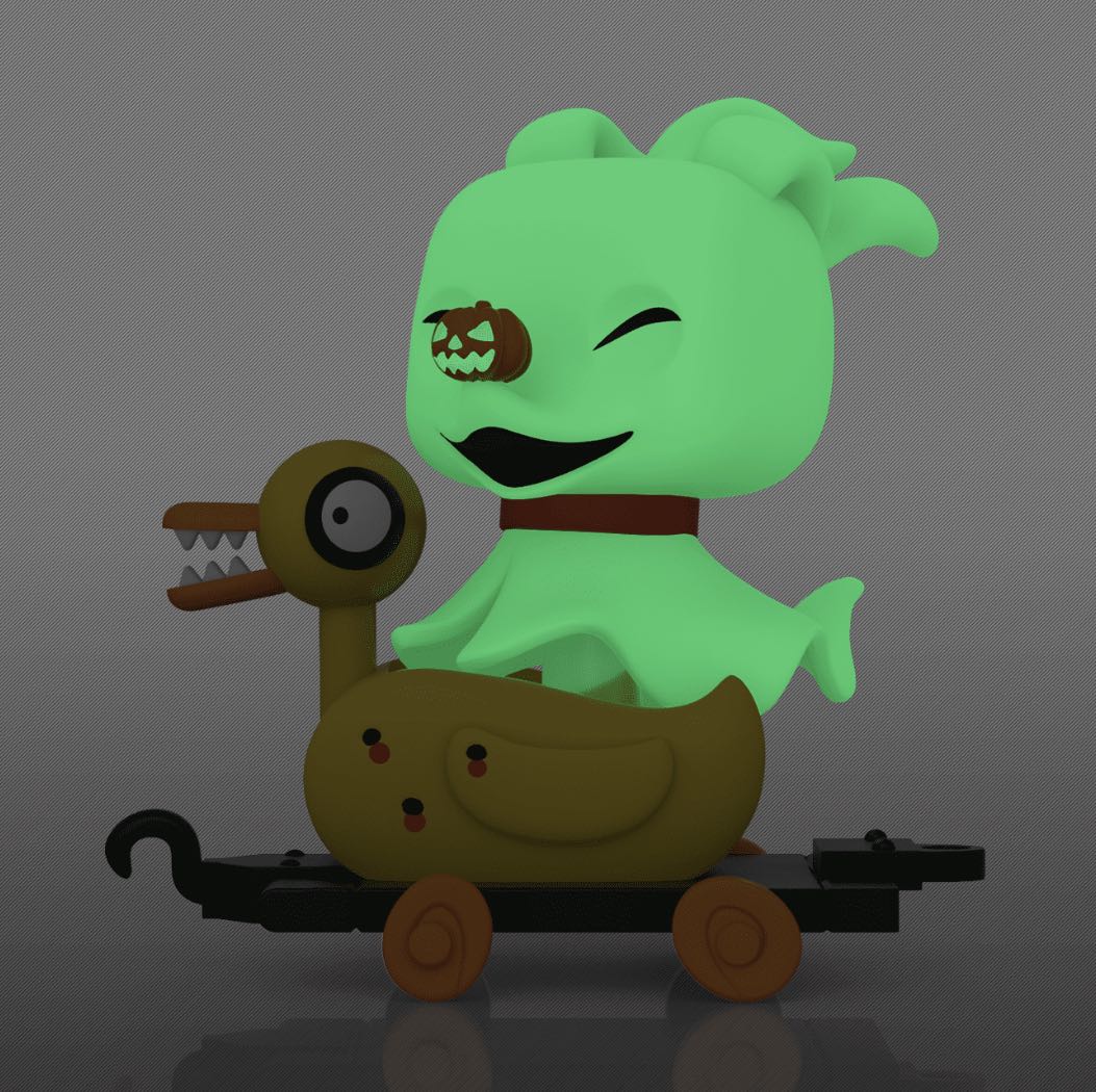 Zero in Duck Cart - The Nightmare Before Christmas vinyl figure collectible [Barcode 889698572750] - Main Image 3