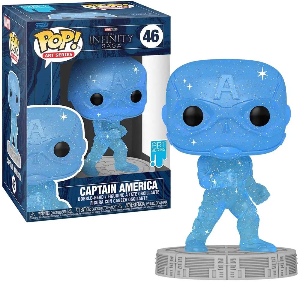 Funko Pop! Art Series The Infinity Saga: Captain America # 46 - Avengers: Endgame vinyl figure collectible [Barcode 889698576147] - Main Image 2