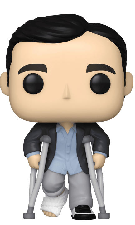 Michael Scott (Crutches) - Funko vinyl figure collectible [Barcode 889698573962] - Main Image 2