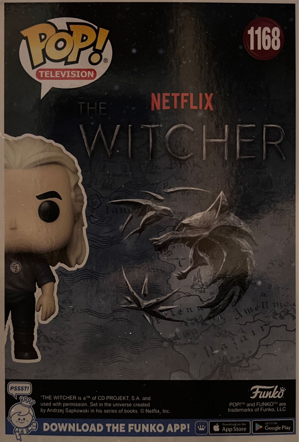 Geralt - Witcher vinyl figure collectible [Barcode 889698586245] - Main Image 3