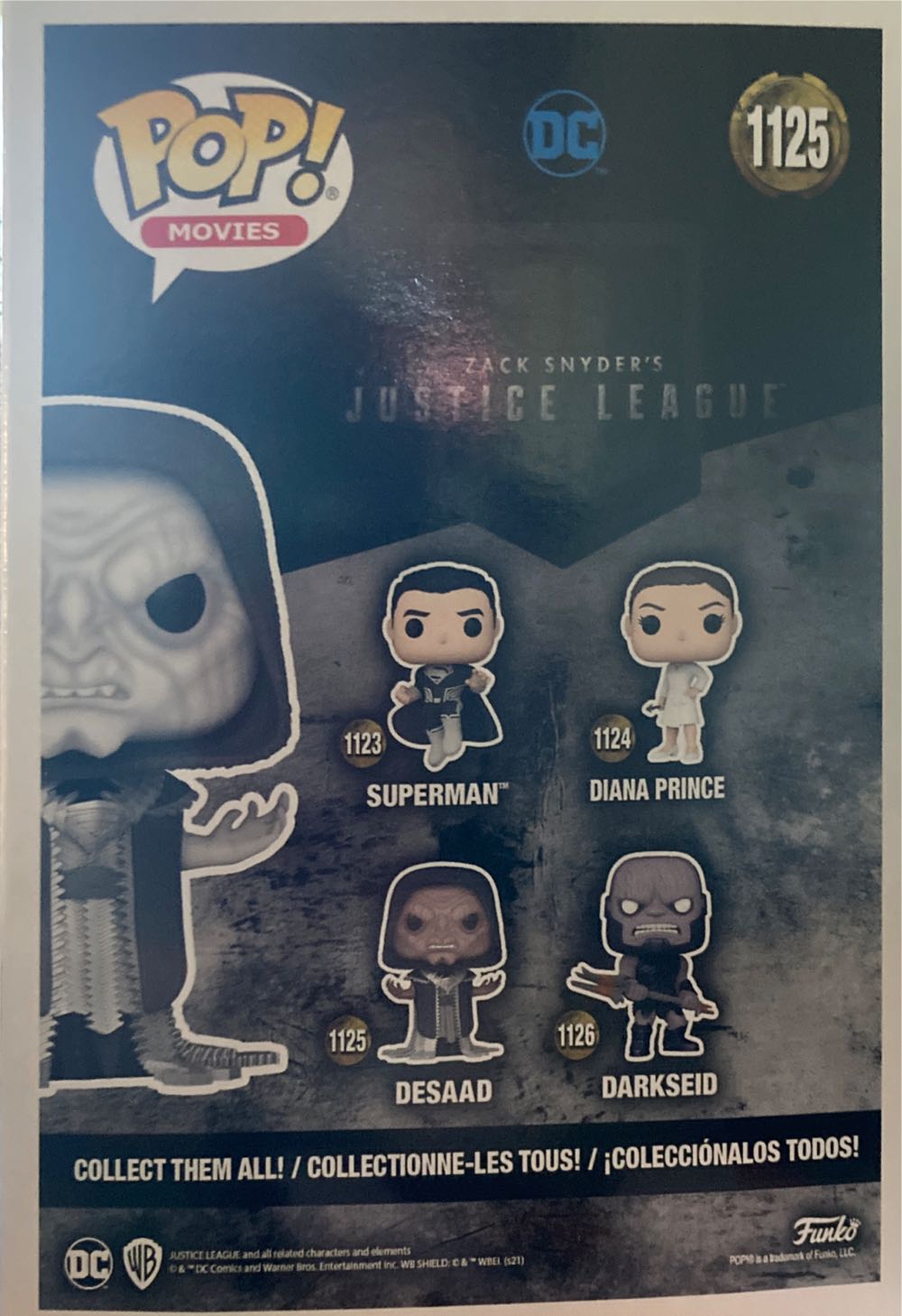 Desaad (Snyder) - DC Universe vinyl figure collectible [Barcode 889698581677] - Main Image 2