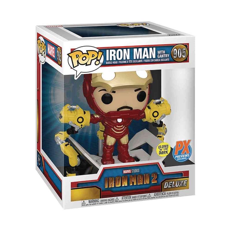 Iron Man With Gantry - Marvel Universe vinyl figure collectible [Barcode 889698567725] - Main Image 2