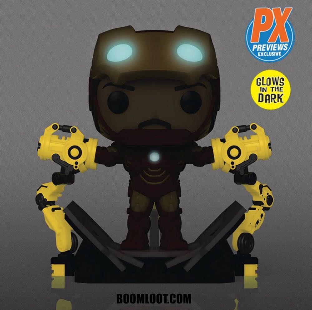 Iron Man With Gantry - Marvel Universe vinyl figure collectible [Barcode 889698567725] - Main Image 3