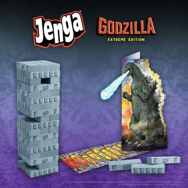 Usaopoly Jenga Godzilla  vinyl figure collectible - Main Image 2