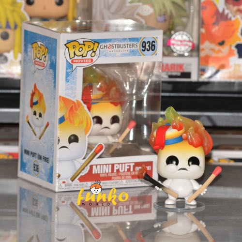Ghostbusters Afterlife: Mini Puft on Fire - Ghostbusters vinyl figure collectible [Barcode 889698484923] - Main Image 2