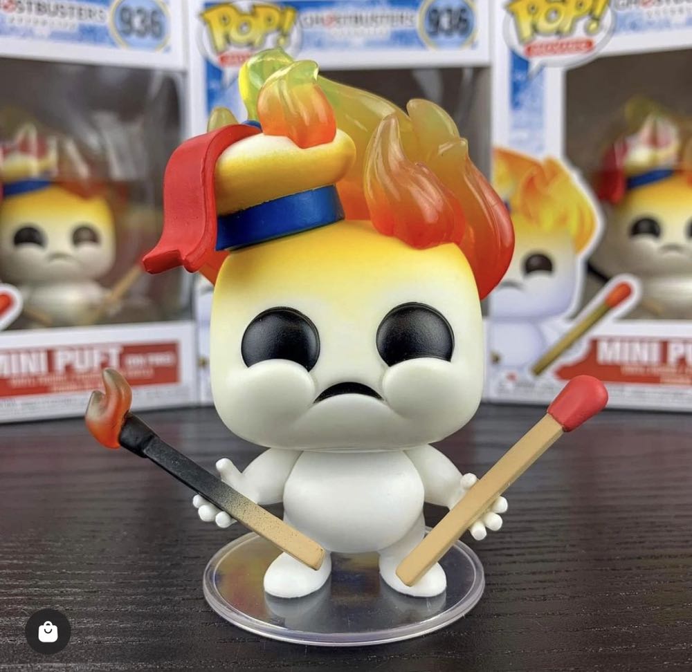 Ghostbusters Afterlife: Mini Puft on Fire - Ghostbusters vinyl figure collectible [Barcode 889698484923] - Main Image 4