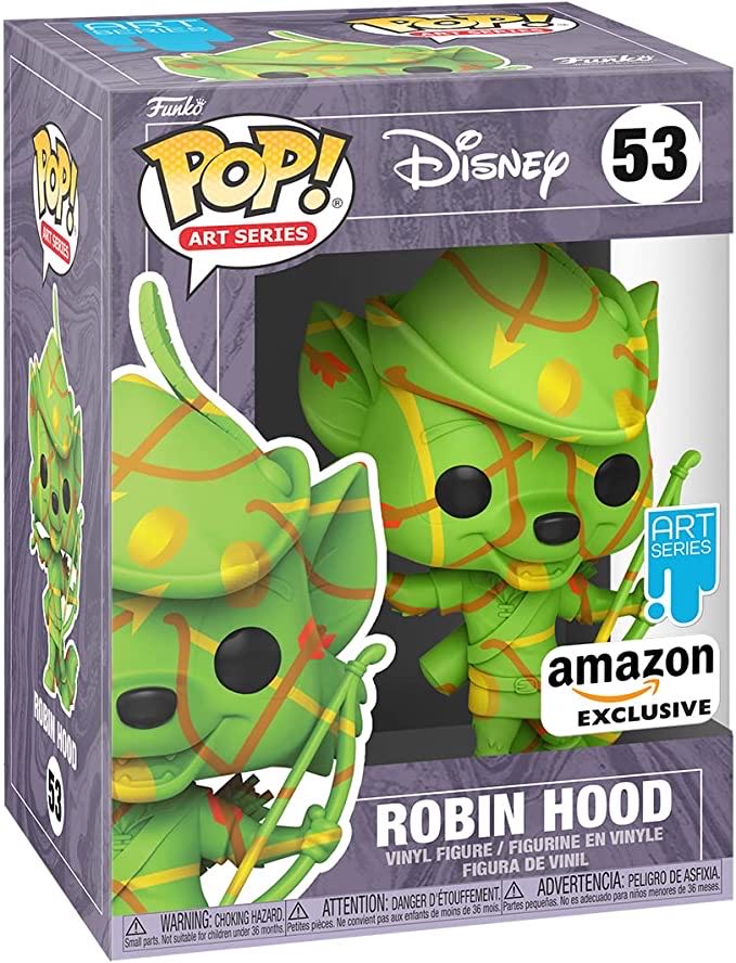 Robin Hood (Art Series) Pop! 53 - Disney vinyl figure collectible [Barcode 889698556804] - Main Image 3