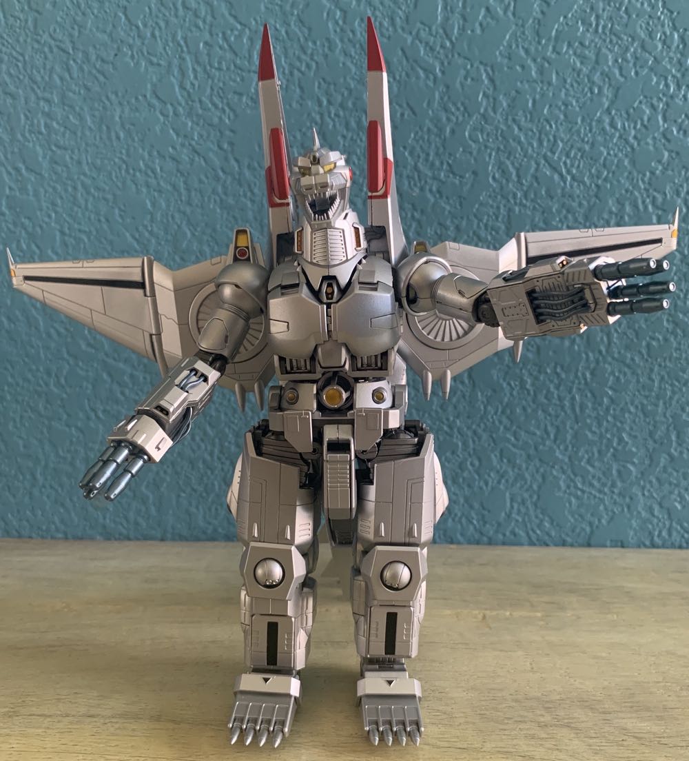 S.H. Monsterarts Mechagodzilla Ohrai Noriyoshi Poster Color Ver. ”Godzilla Vs. Mechagodzilla II” - Godzilla vinyl figure collectible [Barcode 4549660158325] - Main Image 2