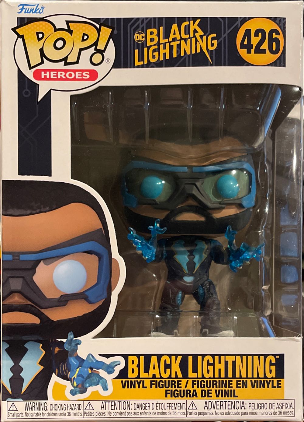 Black Lightning: Black Lightning, #426 - DC Comics vinyl figure collectible [Barcode 889698575898] - Main Image 2