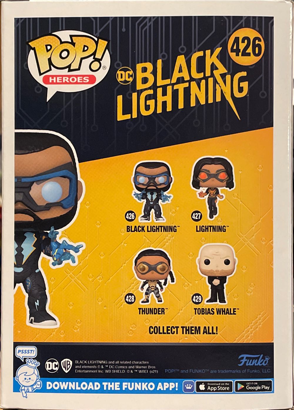 Black Lightning: Black Lightning, #426 - DC Comics vinyl figure collectible [Barcode 889698575898] - Main Image 3