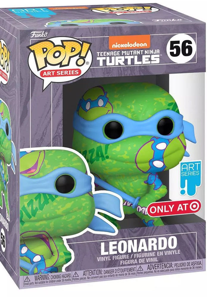 Leonardo - 56  - Teenage Mutant Ninja Turtles - Art Series - Special Edition - Funko Pop Art Series - Teenage Mutant Ninja Turtles vinyl figure collectible [Barcode 889698598910] - Main Image 2