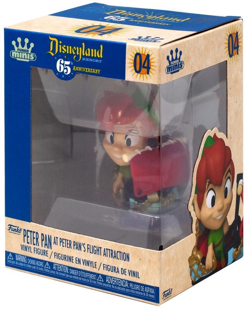 Peter Pan At Peter Pan’s Flight Attraction - Disney - Disneyland Resort (65th Anniversary) FUNKOPOP Funko Minis #minis - Disney Parks vinyl figure collectible [Barcode 889698503808] - Main Image 2