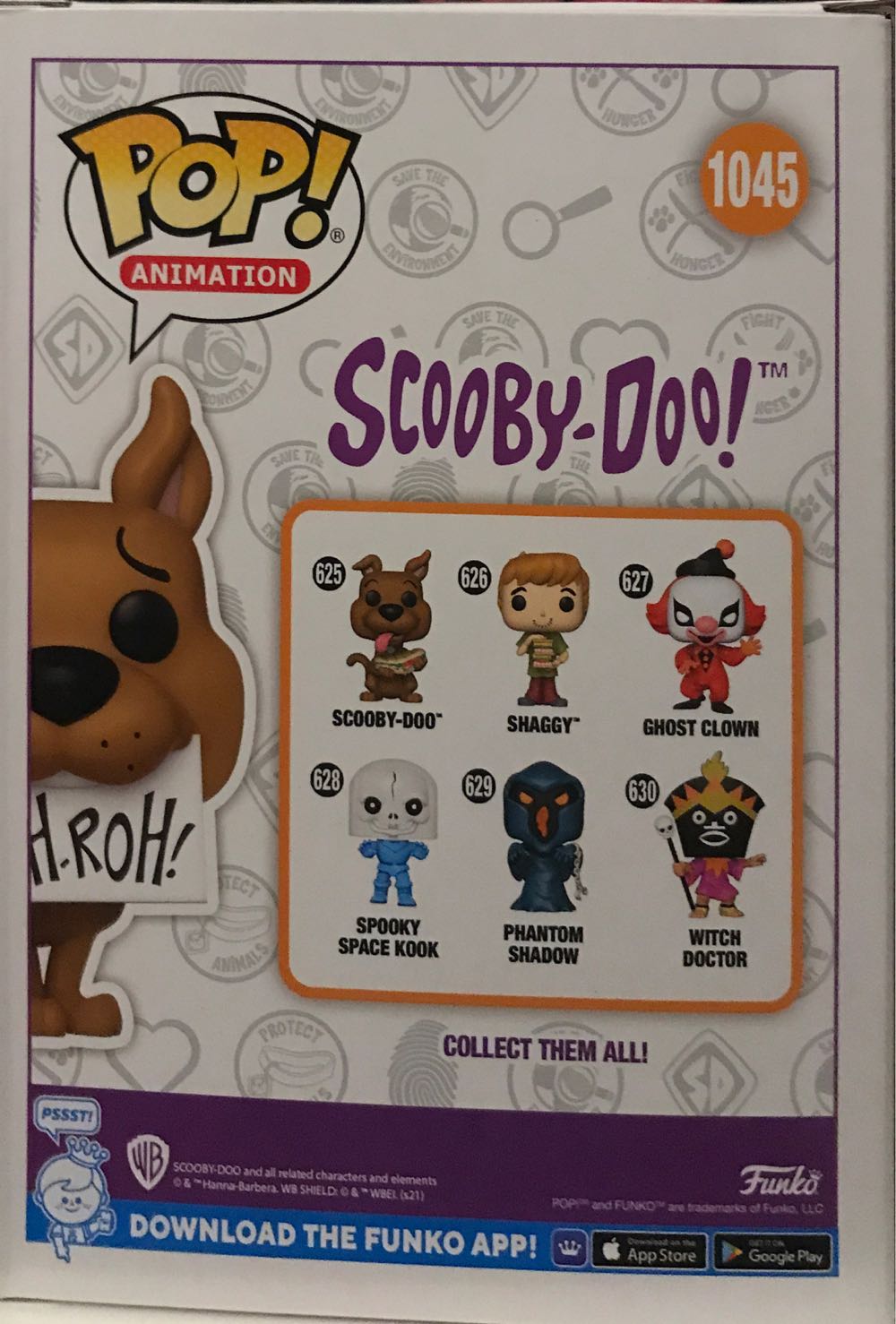 Scooby Doo (Ruh-Roh) - Scooby-Doo vinyl figure collectible [Barcode 889698619554] - Main Image 2